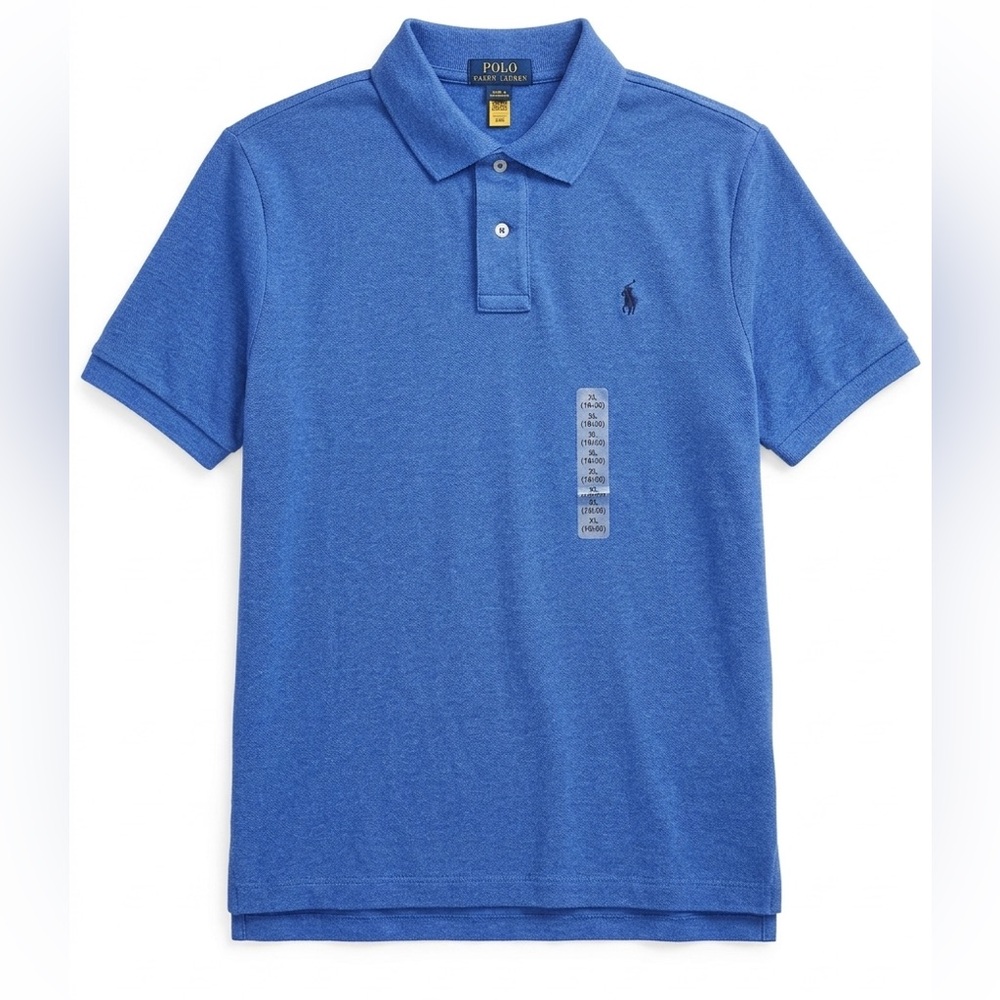 NEW Polo Ralph Lauren youth blue polo shirt Size XL(18-20)